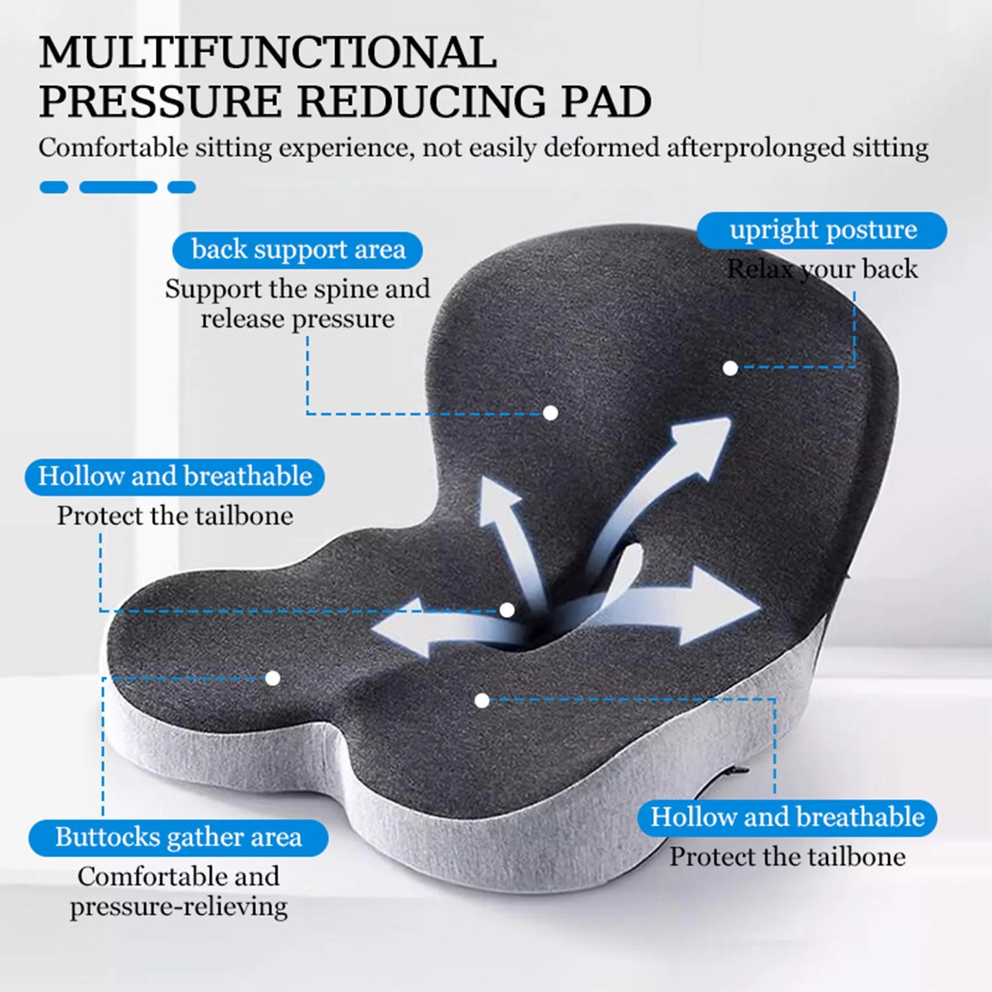 Tailbone & Sciatica Relief Cushion