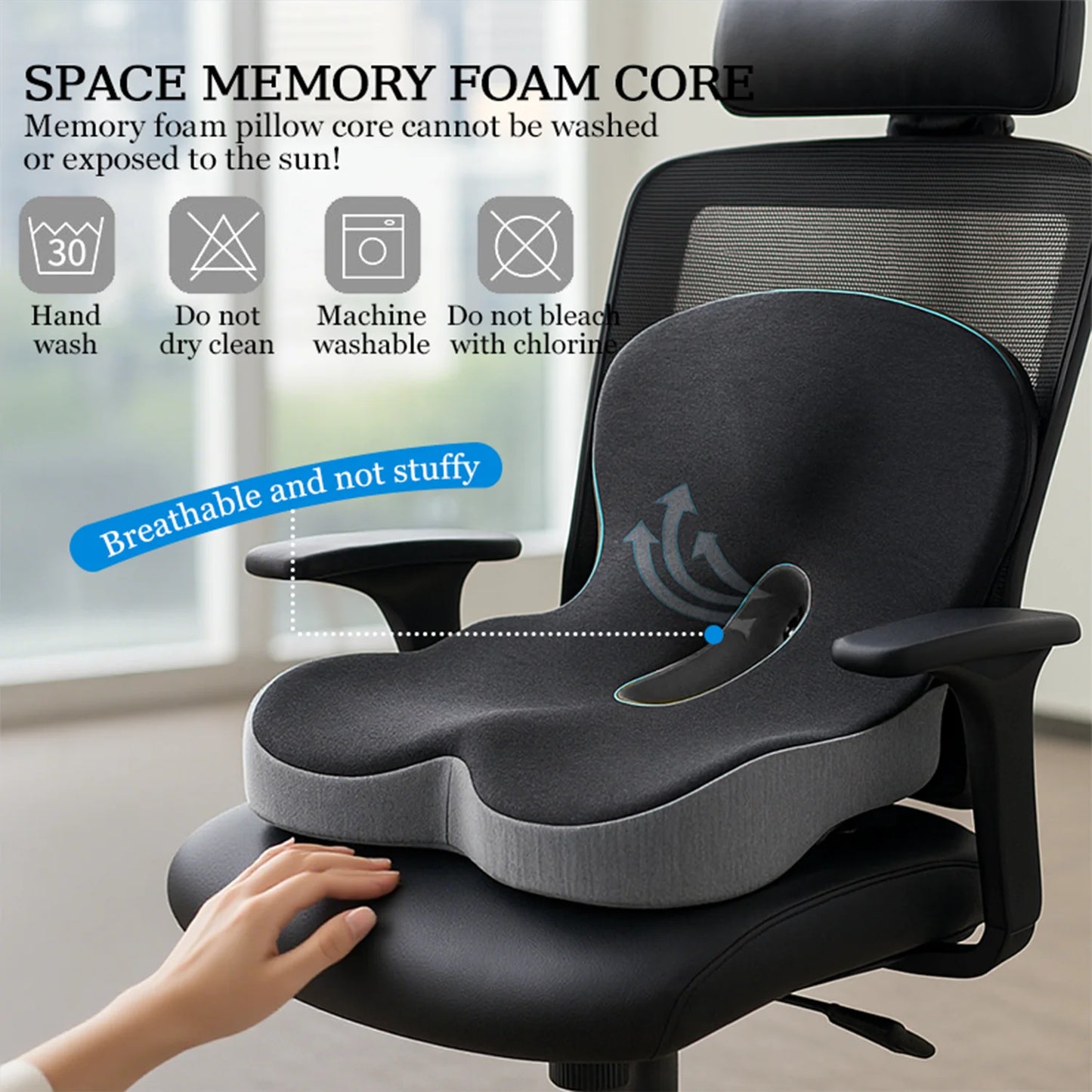 Tailbone & Sciatica Relief Cushion