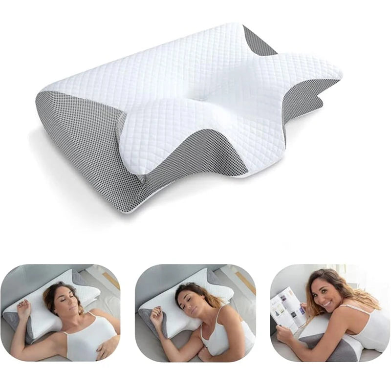 Memory Foam Cervical Neck Pillow