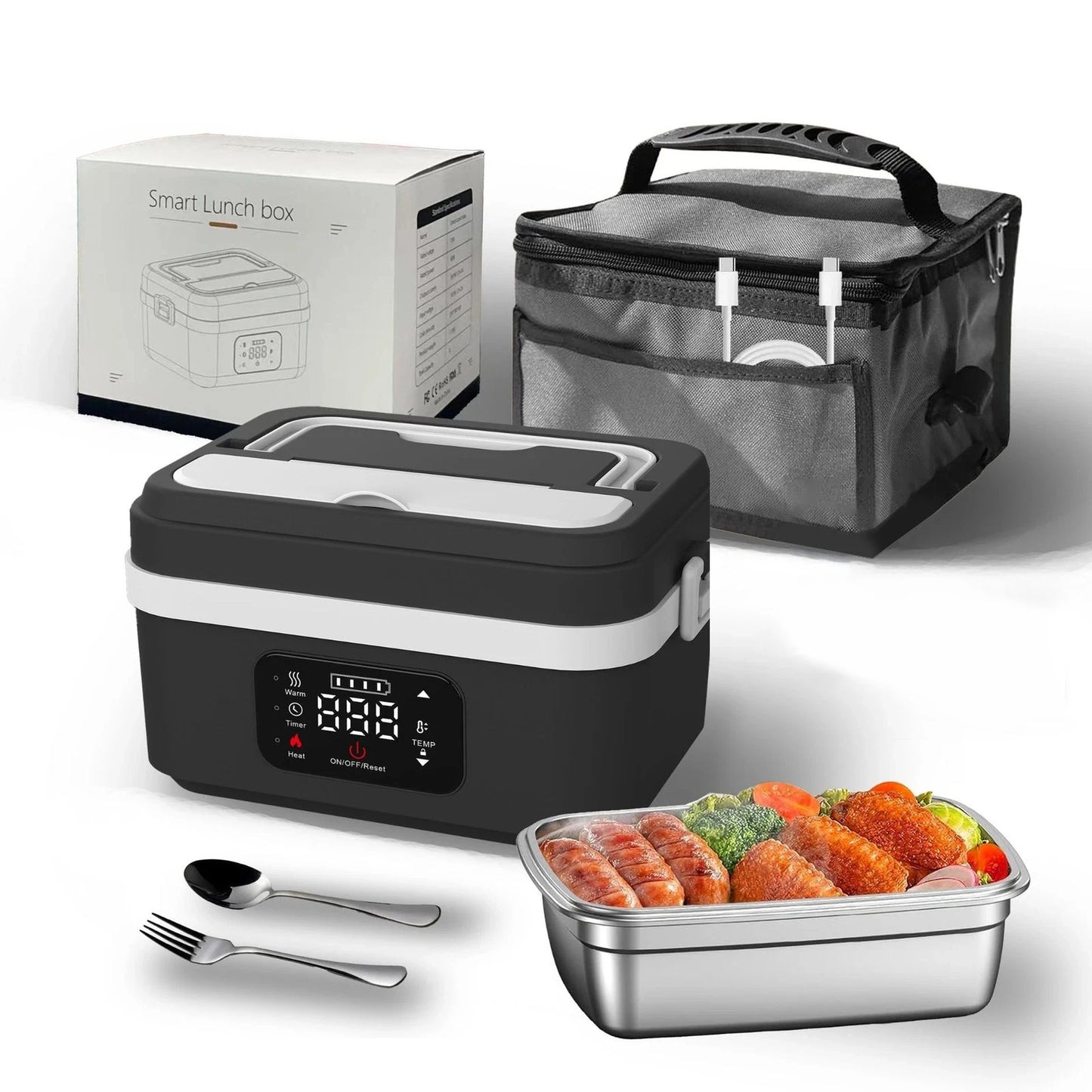 Rechargeable Electric Heated Lunch Box