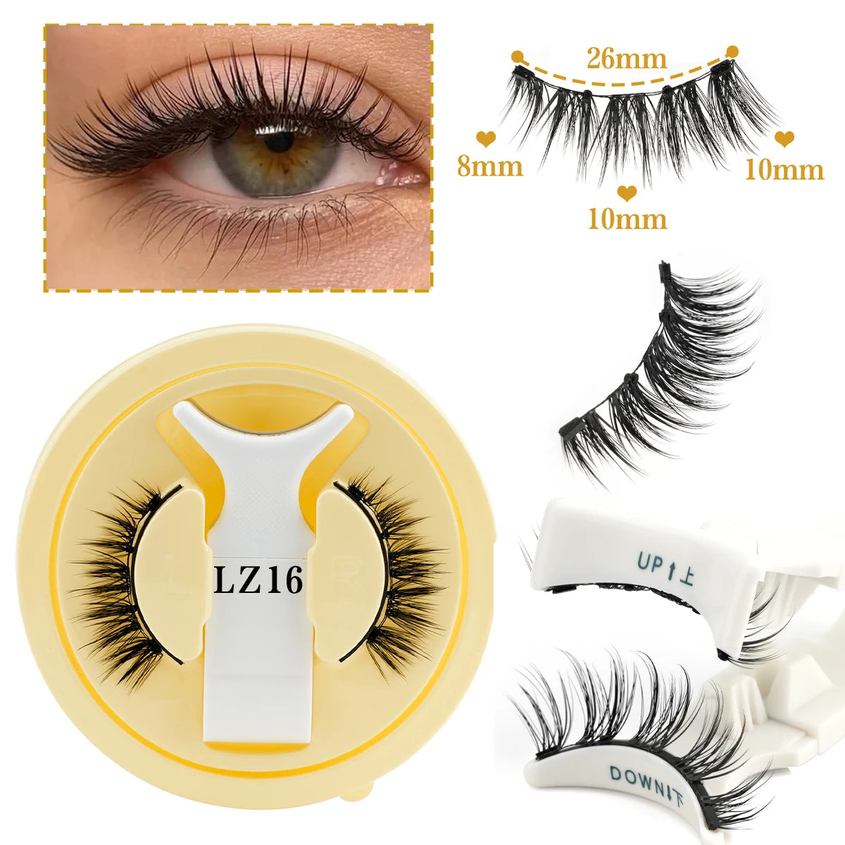 Magnetic Reusable False Eyelash Set