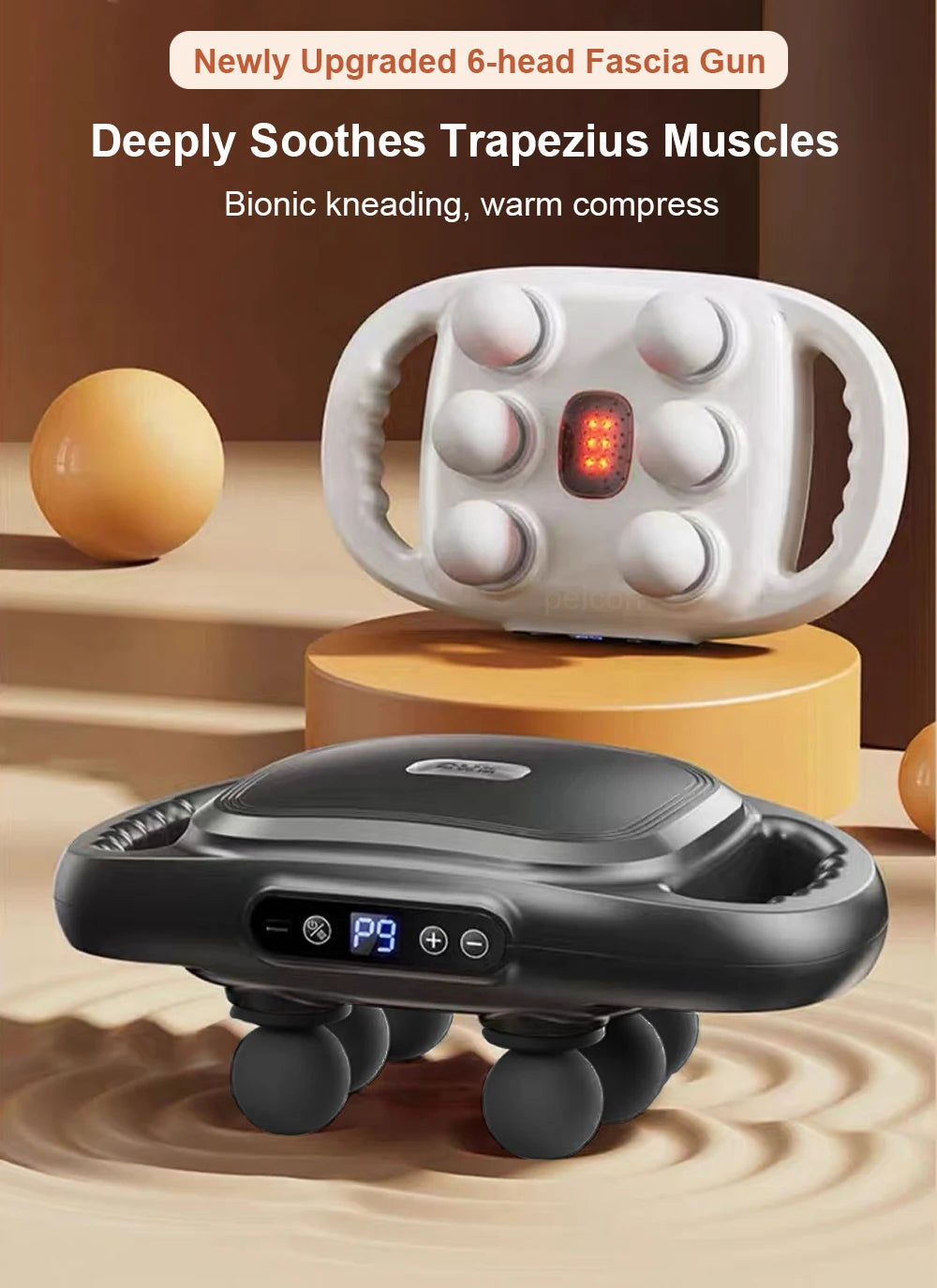 Six-Head Body Massage Gun