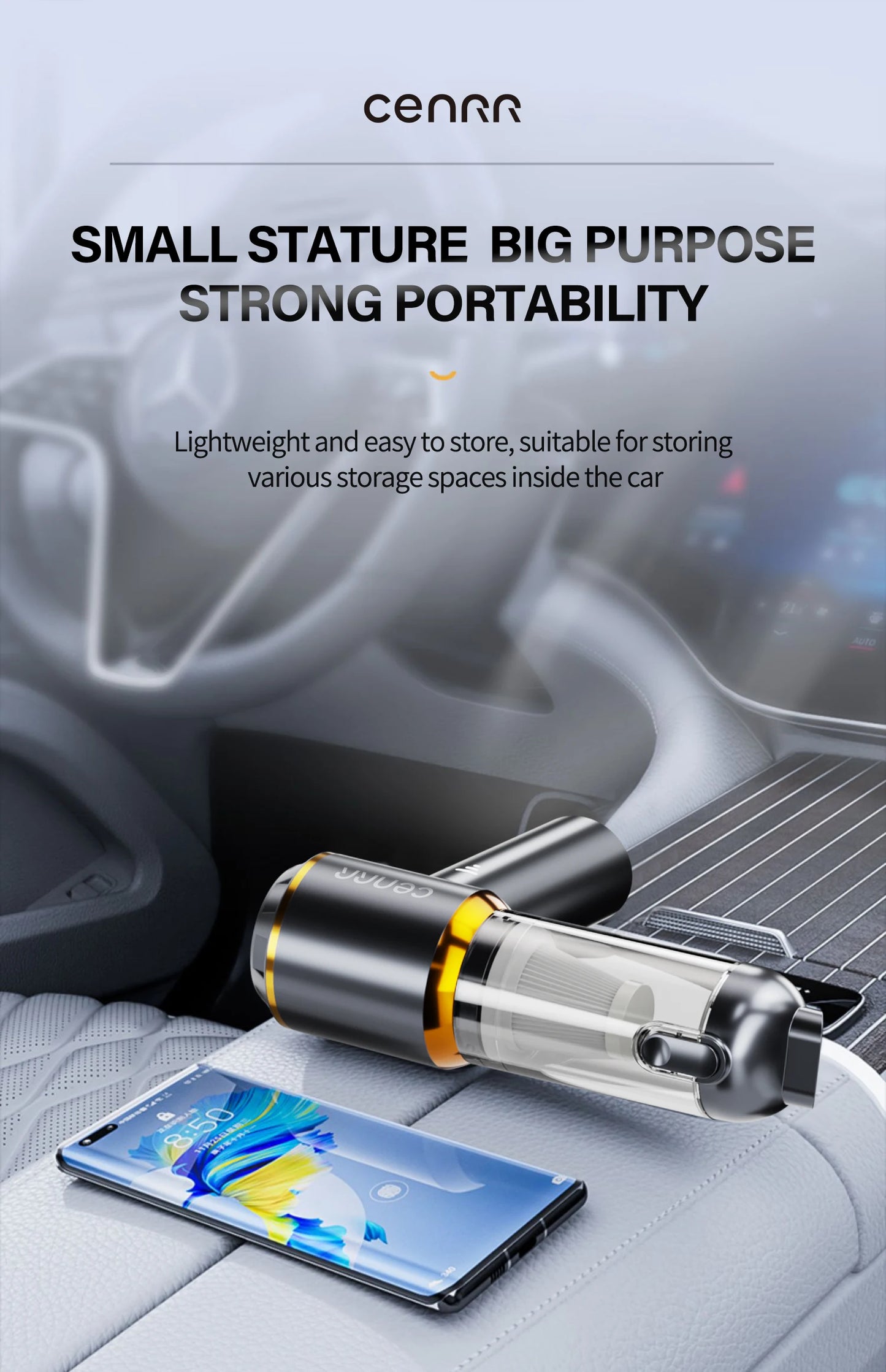 Wireless Portable Car Vacuum Cleaner