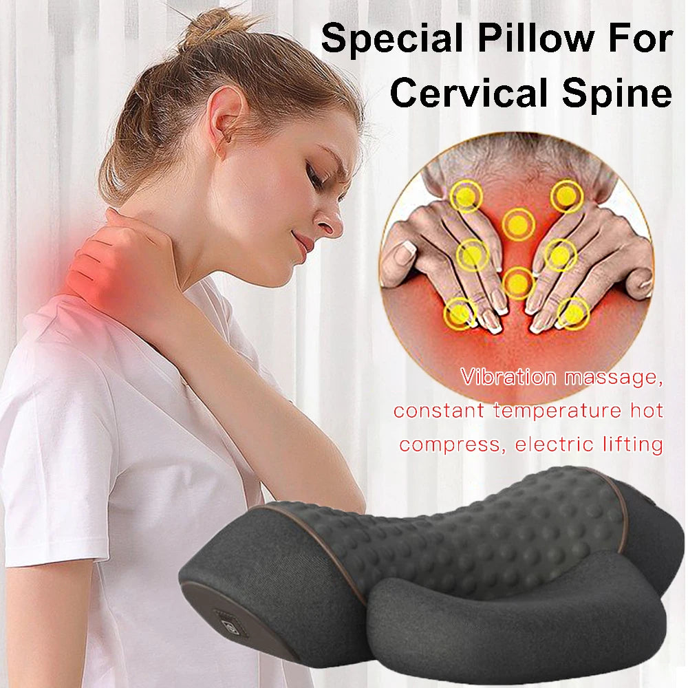 Electric Cervical Neck Massager Pillow