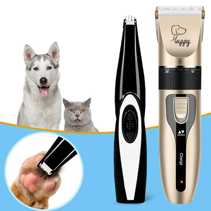 Rechargeable Pet Grooming Clipper Kit