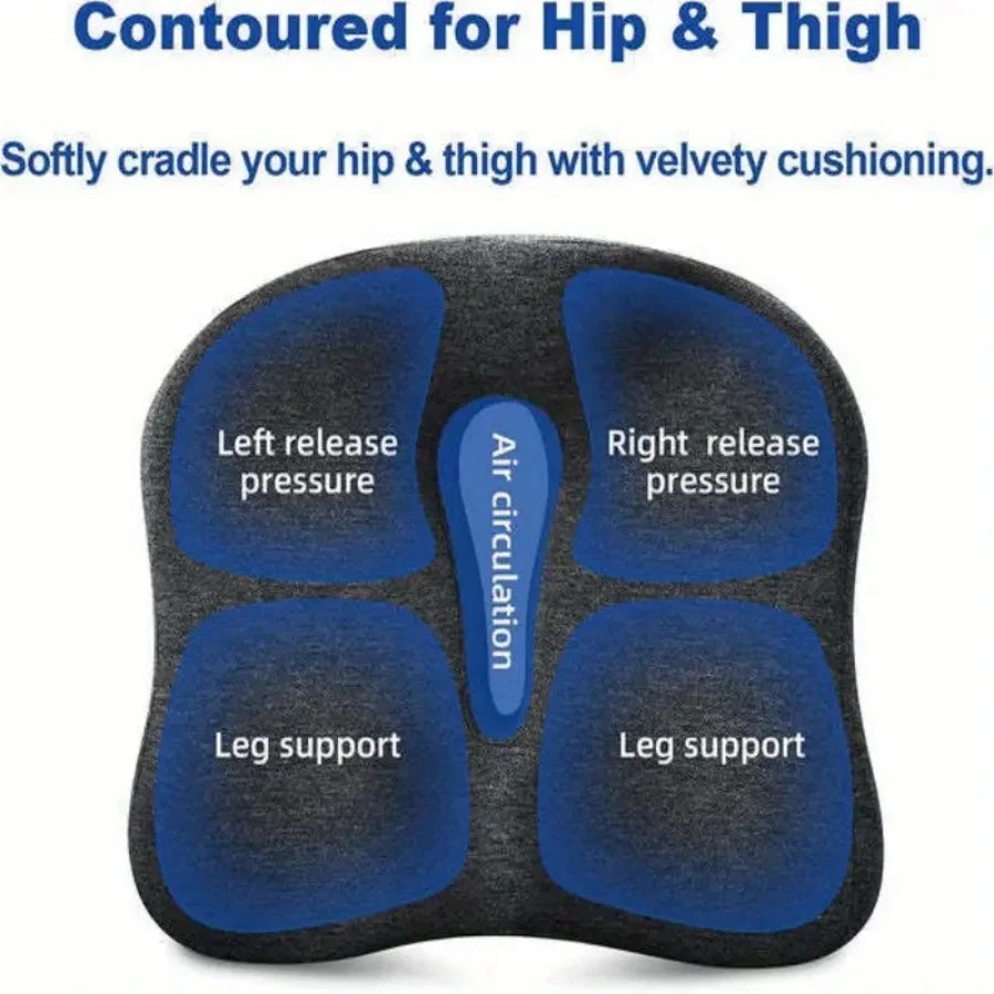 Long-Sitting Memory Foam Cushion