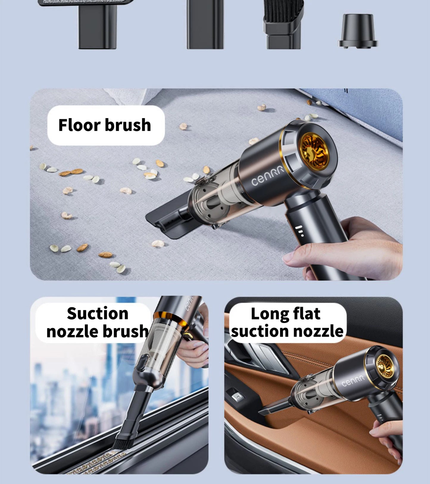 Wireless Portable Car Vacuum Cleaner