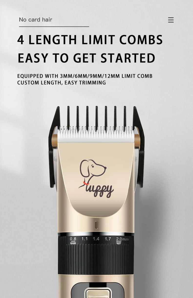 Rechargeable Pet Grooming Clipper Kit