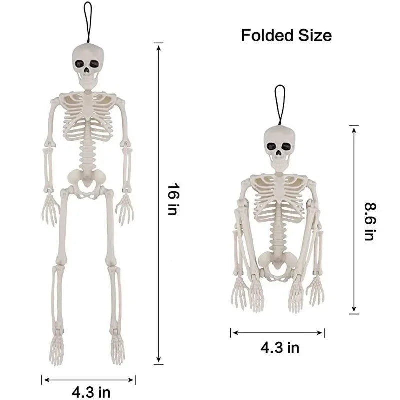 Halloween Movable Skeleton Skull & Bones β Horror Party Decor, Haunted House Prop & Halloween Ornament