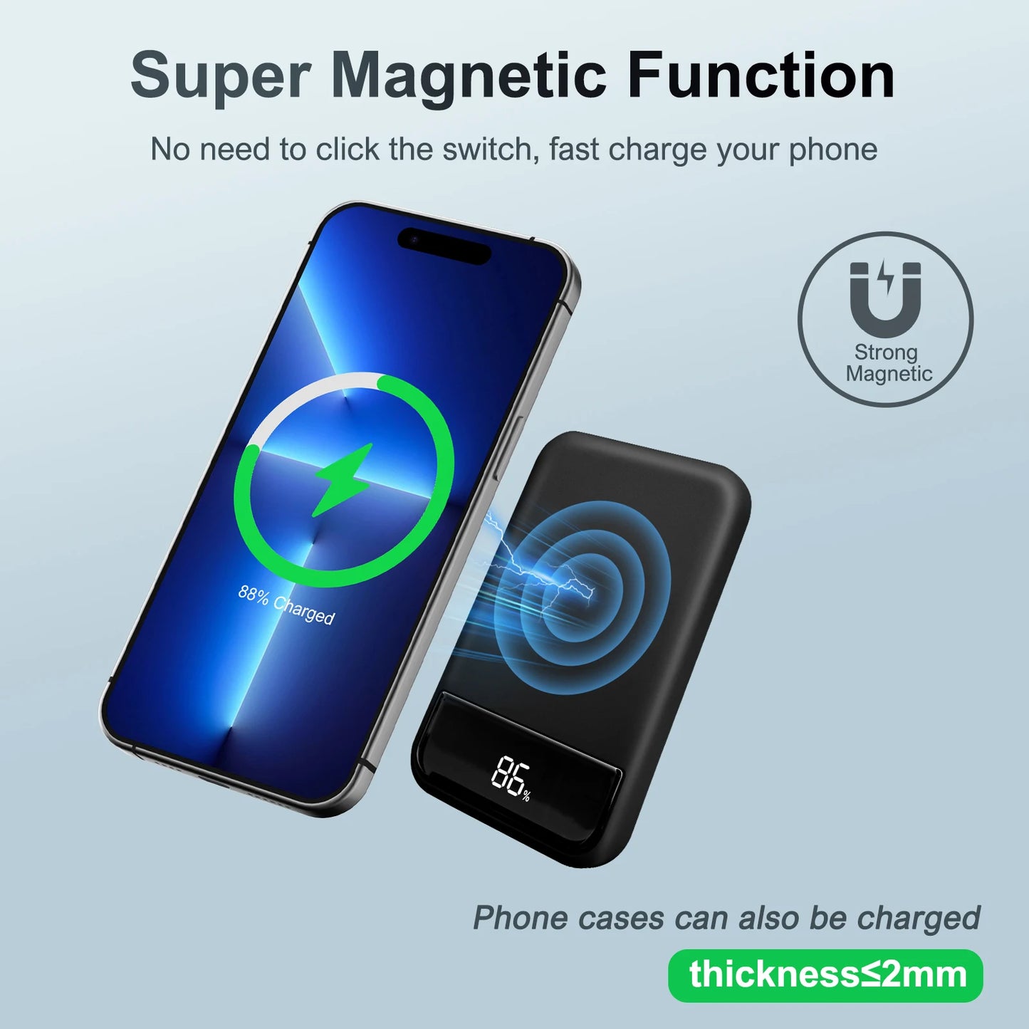 Portable Magnetic Wireless Power Bank