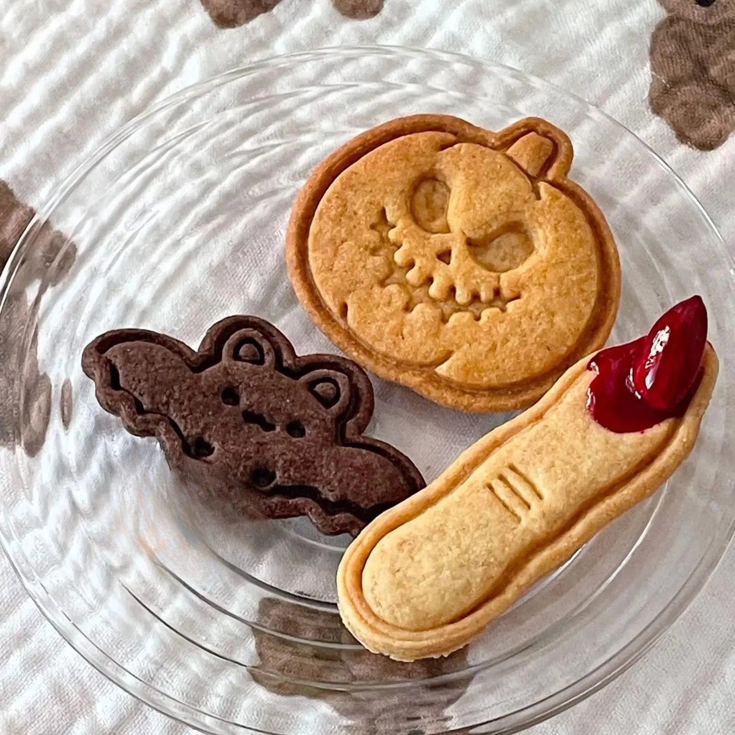Halloween 3D Cookie Cutters – Ghost, Pumpkin, Bat &amp; Finger Shapes 🎃👻