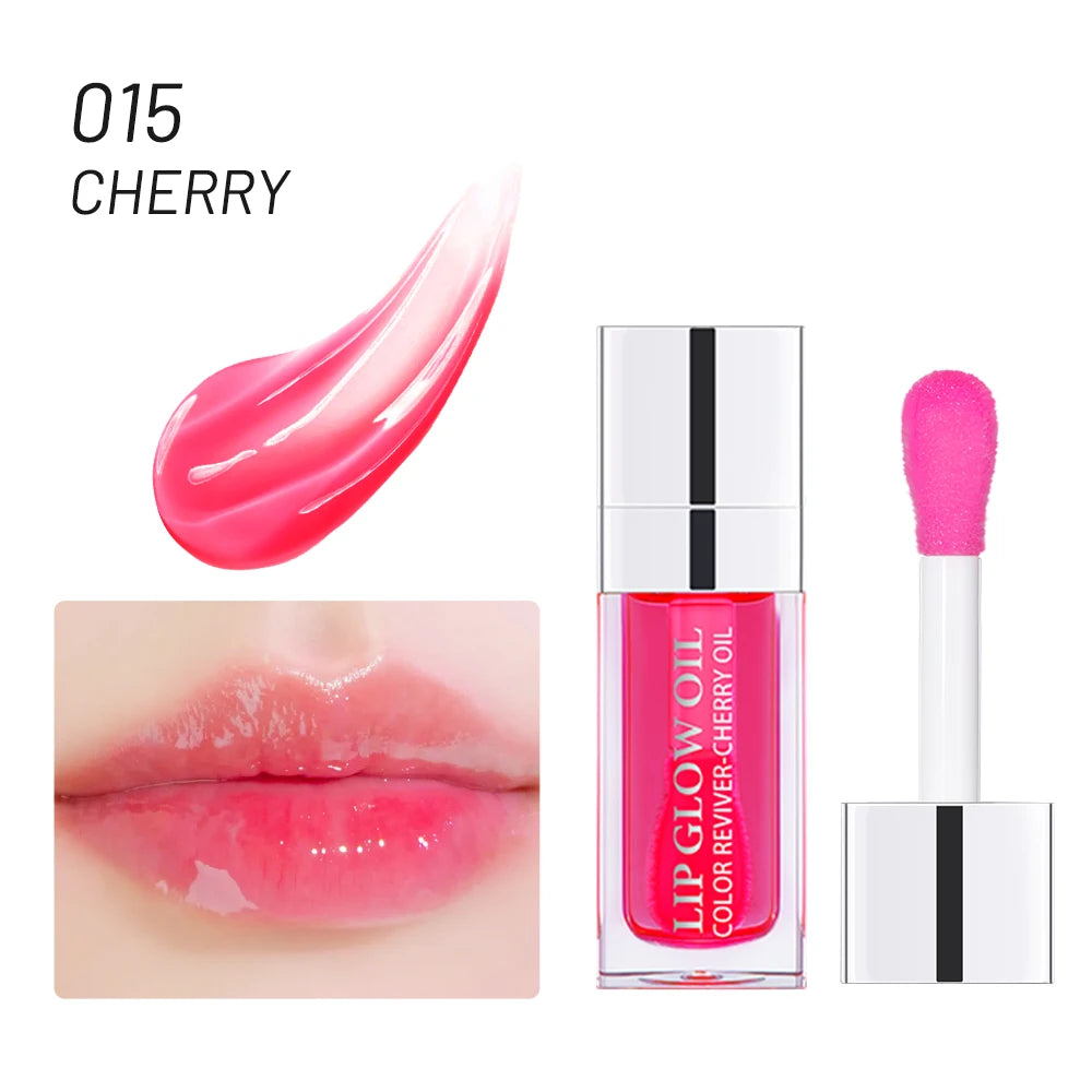 💋 Crystal Jelly Hydrating Lip Oil – Tinted Lip Gloss &amp; Lip Care
