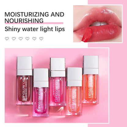 💋 Crystal Jelly Hydrating Lip Oil – Tinted Lip Gloss &amp; Lip Care