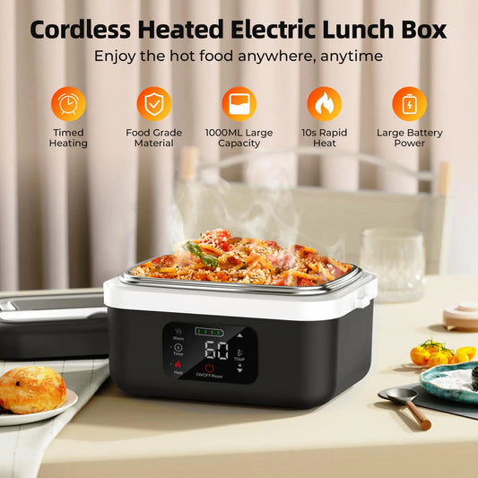 Rechargeable Electric Heated Lunch Box