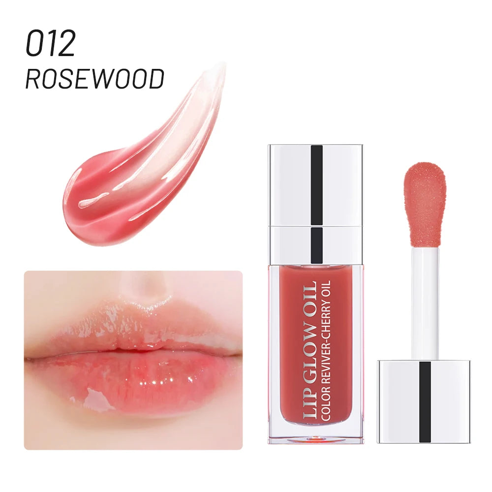 💋 Crystal Jelly Hydrating Lip Oil – Tinted Lip Gloss &amp; Lip Care