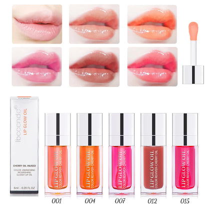 💋 Crystal Jelly Hydrating Lip Oil – Tinted Lip Gloss &amp; Lip Care