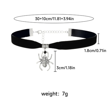 Gothic Lace Rose Choker Necklace – Neo-Gothic Women's Neck Accessory