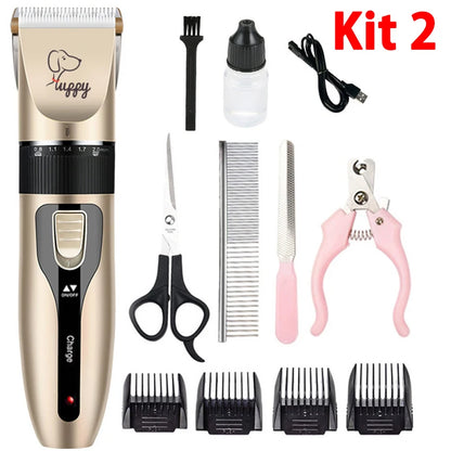 Rechargeable Pet Grooming Clipper Kit