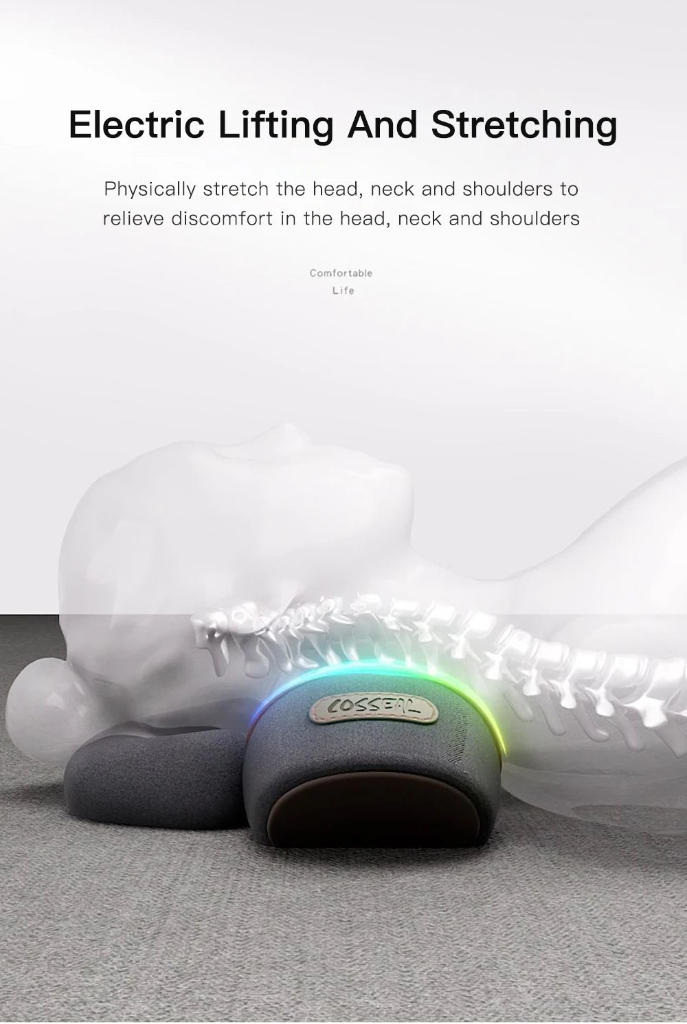 Electric Cervical Neck Massager Pillow