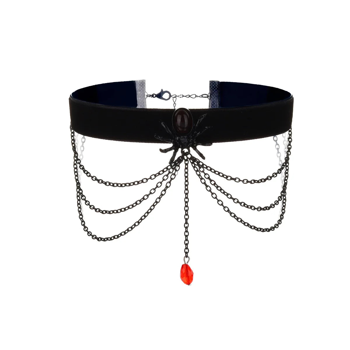 Gothic Lace Rose Choker Necklace – Neo-Gothic Women's Neck Accessory