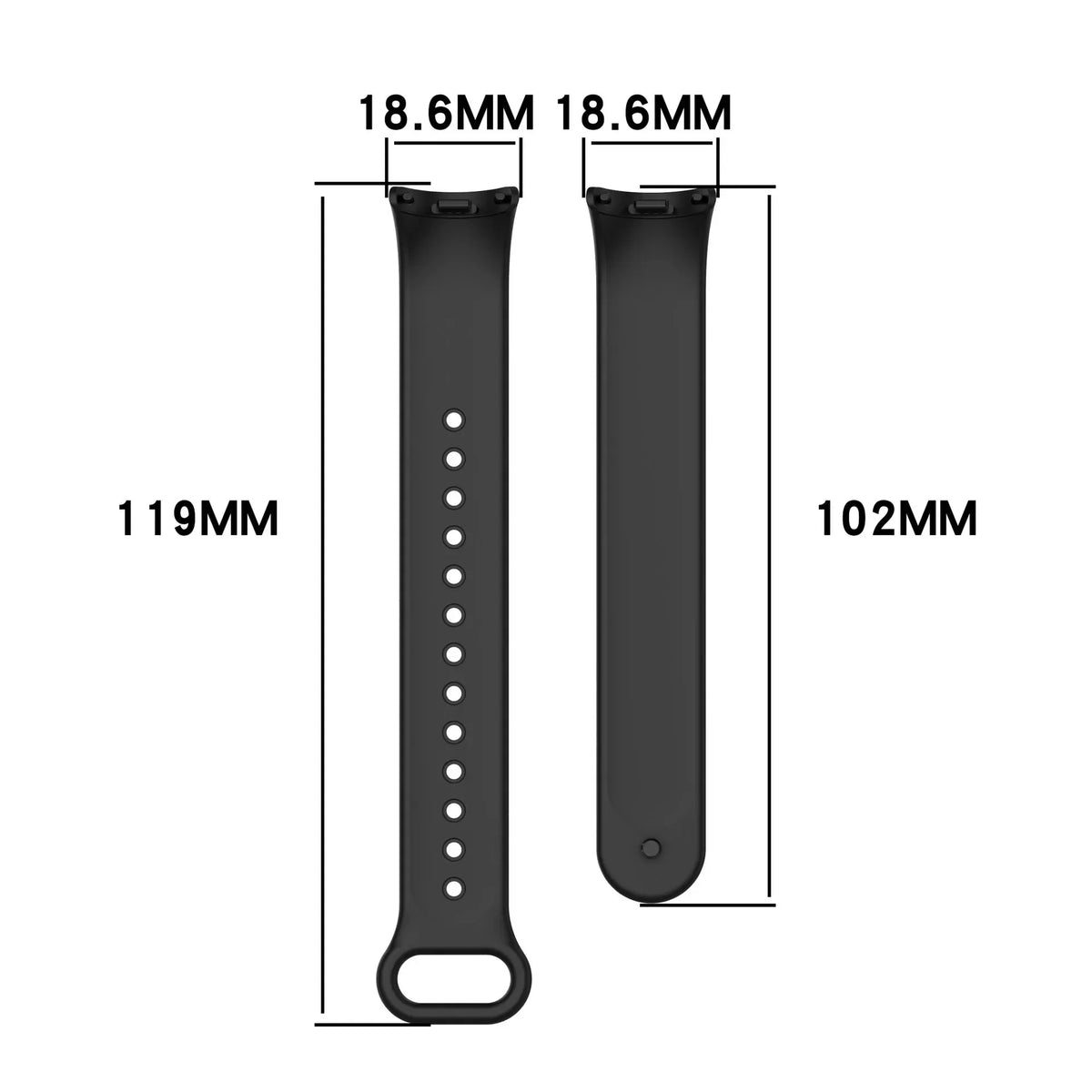 ⌚ Silicone Replacement Strap for Xiaomi Mi Band 8 &amp; Mi Band 8 NFC – Sport Watch Band