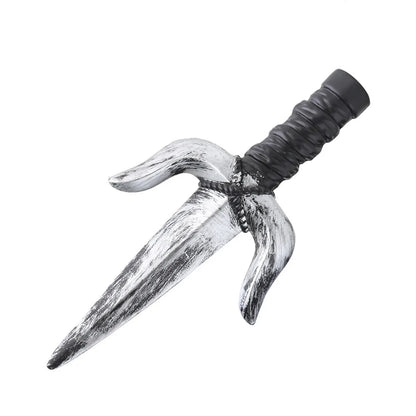 Halloween Fake Blood Prop – Plastic Knife & Axe Party Decoration