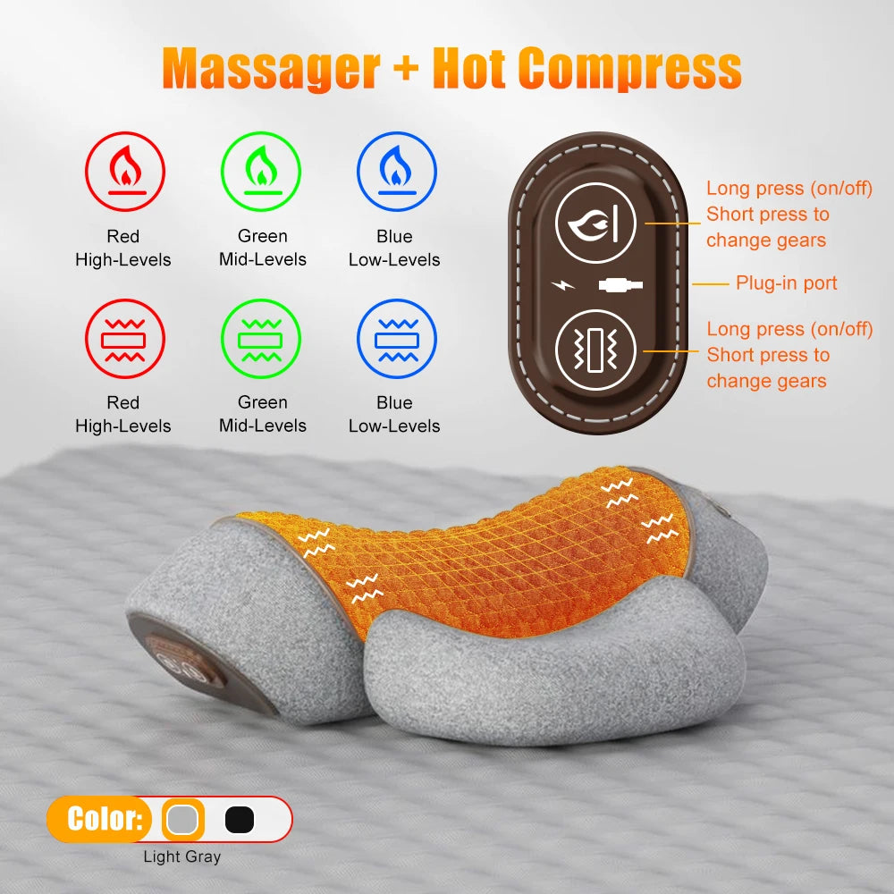 Electric Cervical Neck Massager Pillow