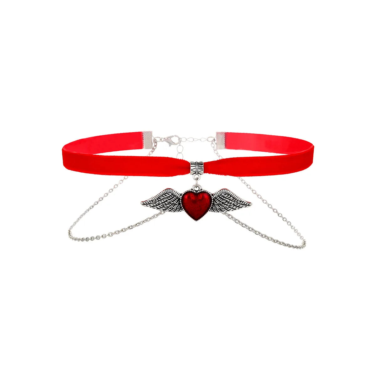 Gothic Lace Rose Choker Necklace – Neo-Gothic Women's Neck Accessory