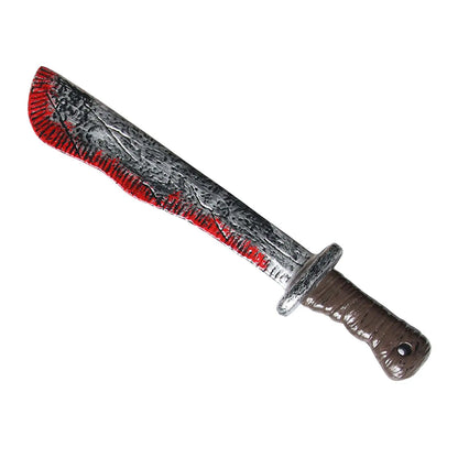 Halloween Fake Blood Prop – Plastic Knife & Axe Party Decoration