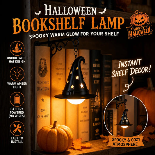 Gothic Retro Metal LED Wall Lamp – Vintage Halloween Night Light
