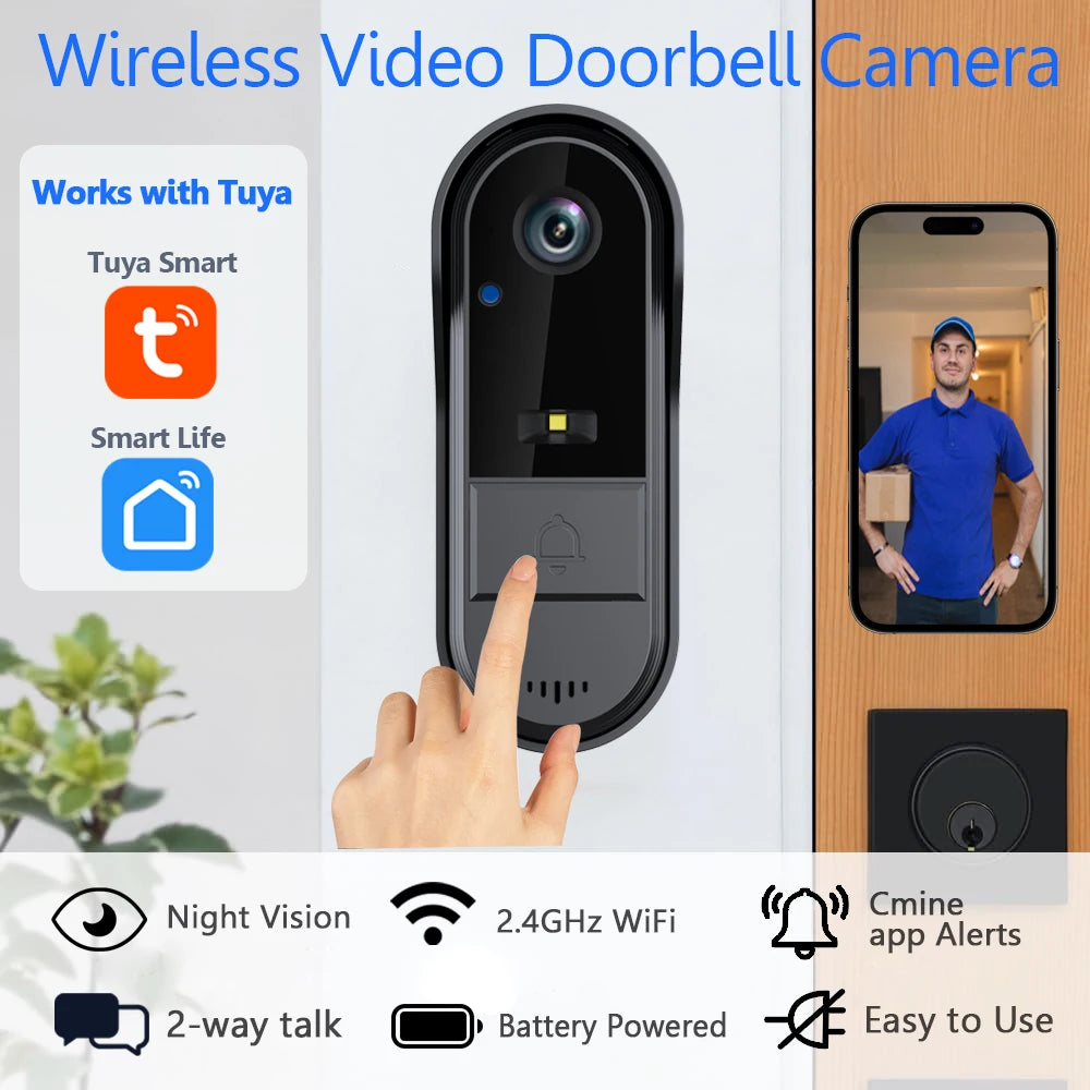 Tuya WiFi Smart Doorbell Camera