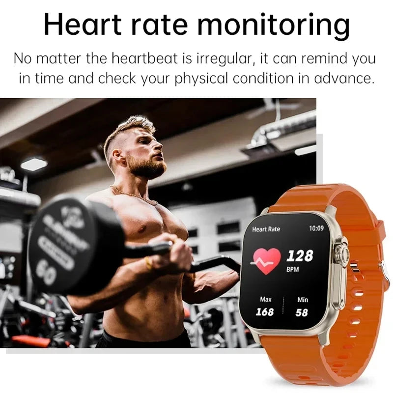 ⌚ 2.01" HD Smart Watch for Men – Bluetooth Calling, Fitness &amp; Sports Tracker