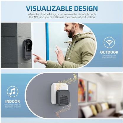 Tuya WiFi Smart Doorbell Camera