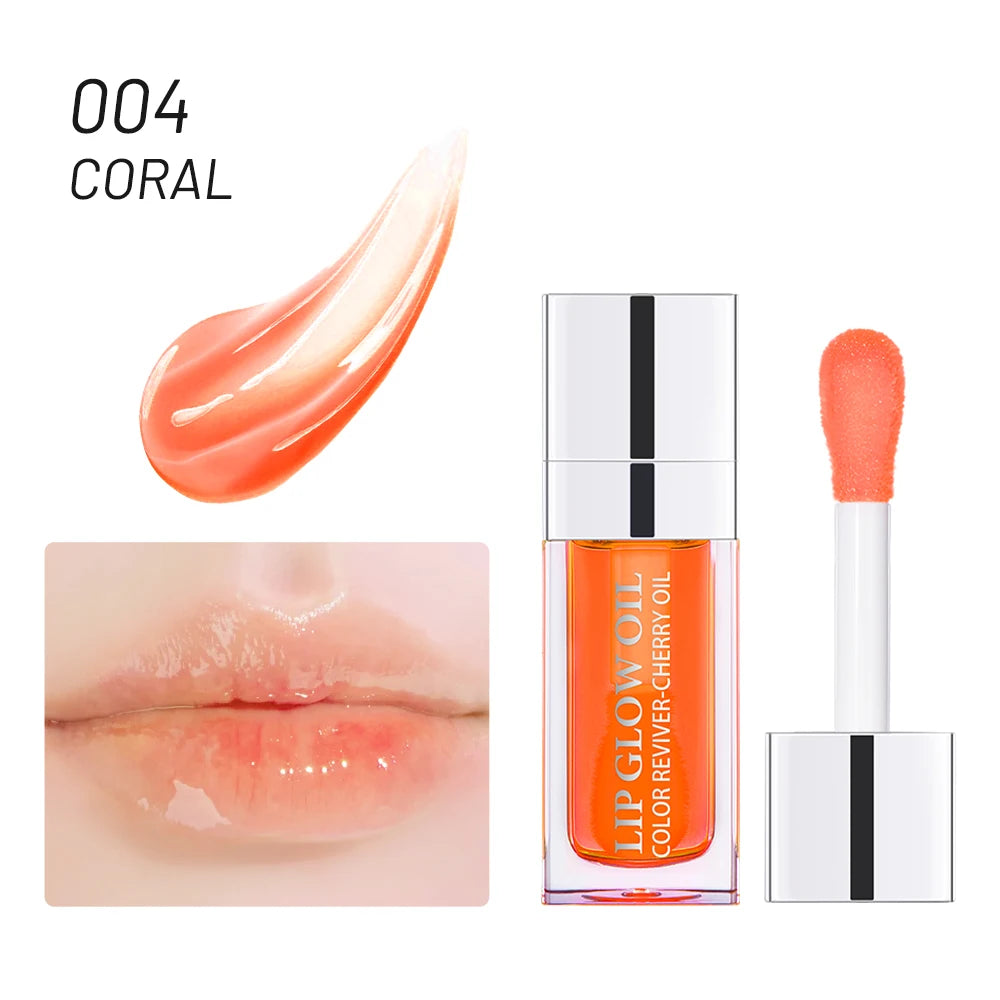 💋 Crystal Jelly Hydrating Lip Oil – Tinted Lip Gloss &amp; Lip Care