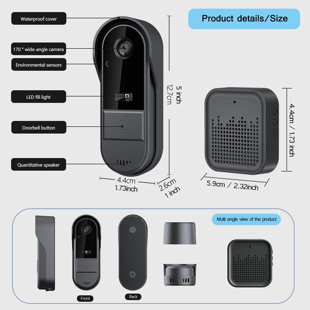 Tuya WiFi Smart Doorbell Camera