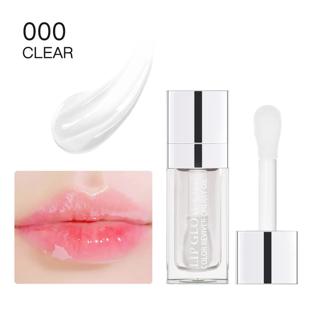 💋 Crystal Jelly Hydrating Lip Oil – Tinted Lip Gloss &amp; Lip Care