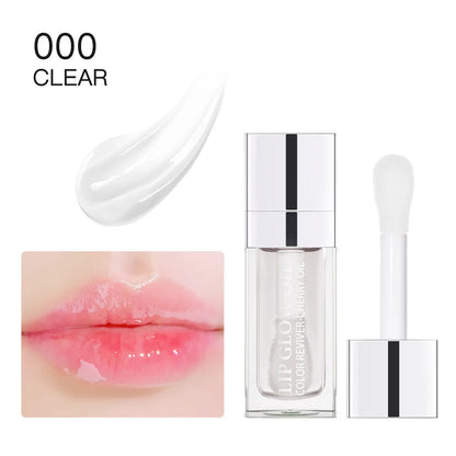 💋 Crystal Jelly Hydrating Lip Oil – Tinted Lip Gloss &amp; Lip Care