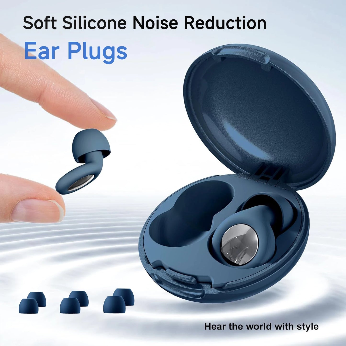 Comfortable Silicone Sleep Earplugs