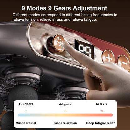 Six-Head Body Massage Gun