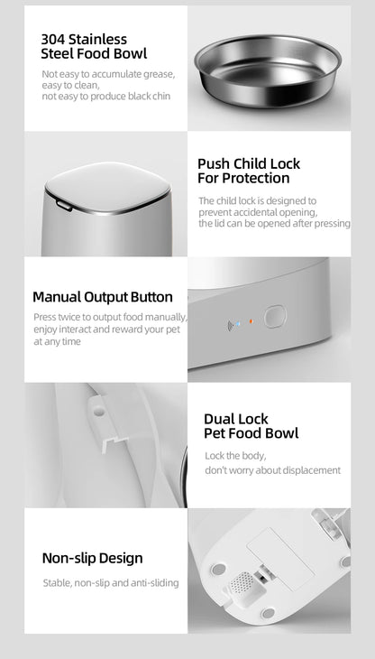 WiFi Smart Automatic Pet Feeder