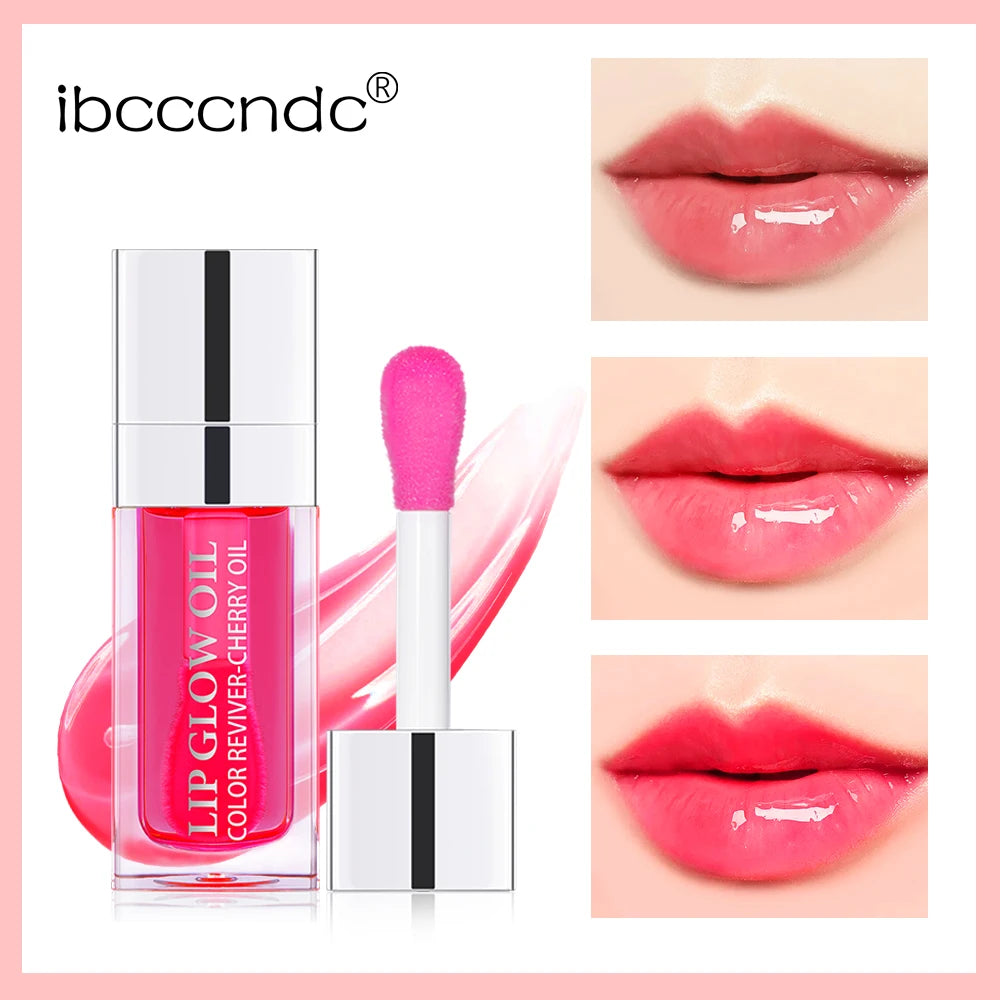 💋 Crystal Jelly Hydrating Lip Oil – Tinted Lip Gloss &amp; Lip Care