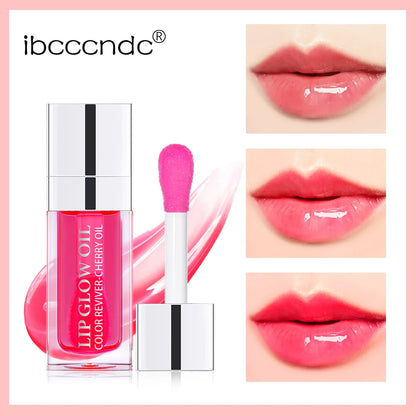 💋 Crystal Jelly Hydrating Lip Oil – Tinted Lip Gloss &amp; Lip Care