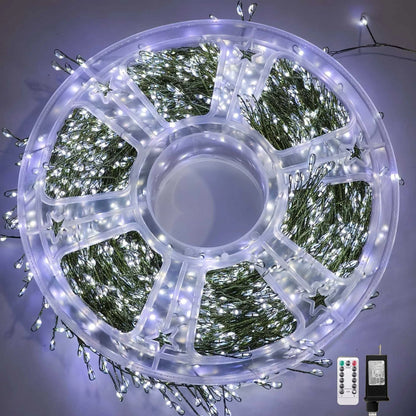 LED Firecracker String Lights with Remote Control – IP65 Waterproof Christmas & Halloween Decorative Lights