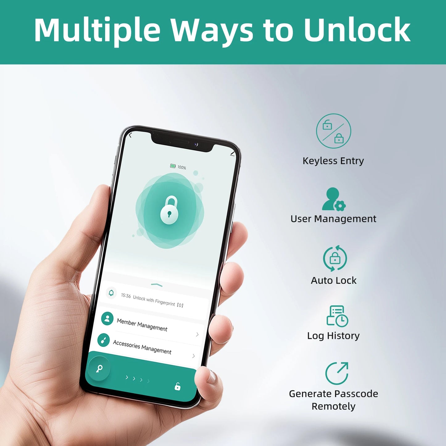 Smart Keyless Fingerprint Door Lock