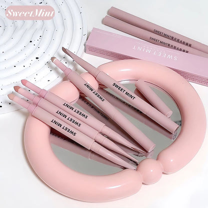 SWEET MINT Double-Ended Silkworm Eyeliner & Eyeshadow Stick – Long-Lasting Eye Makeup & Highlight