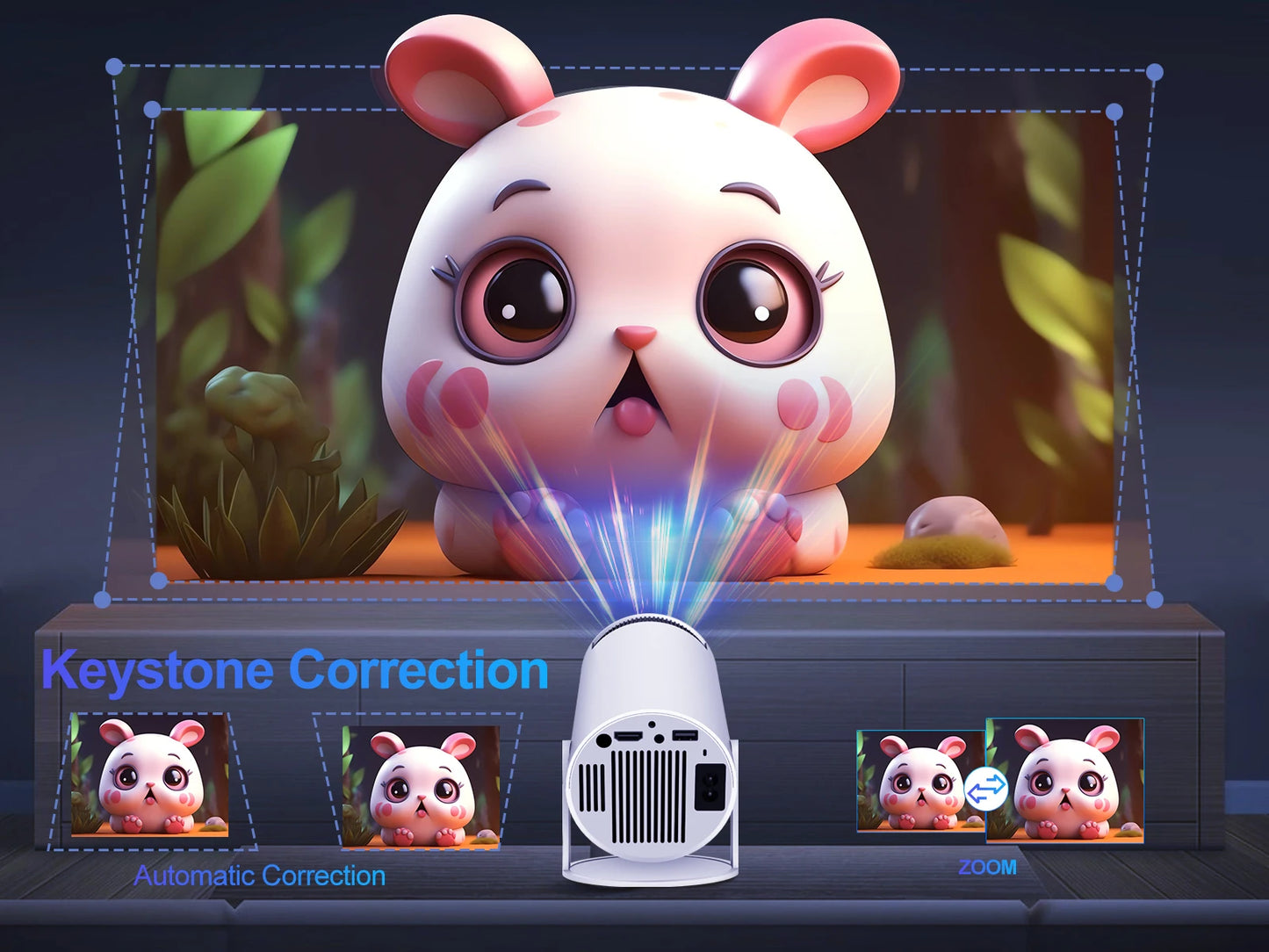 HY300 Pro Wireless Projector