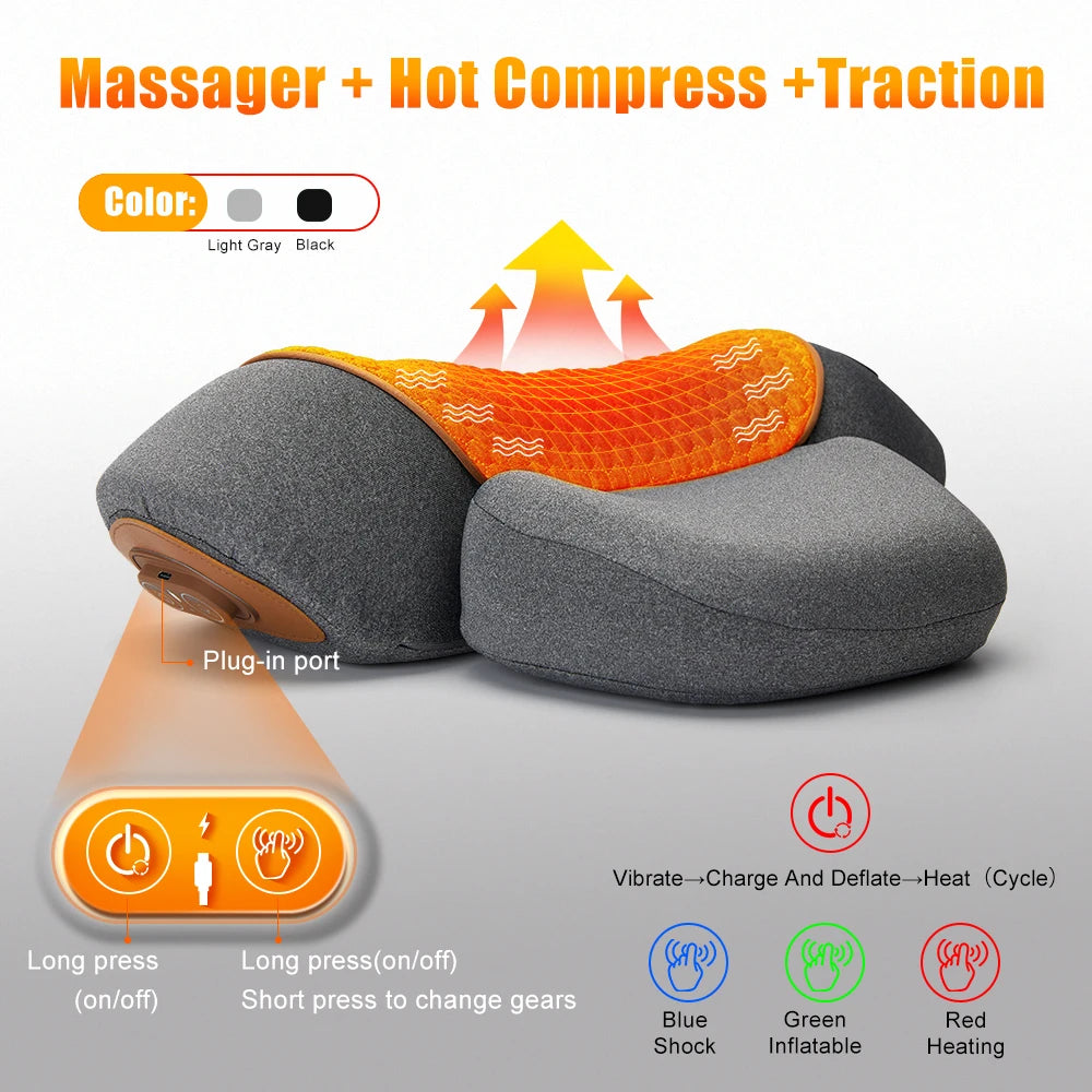 Electric Cervical Neck Massager Pillow