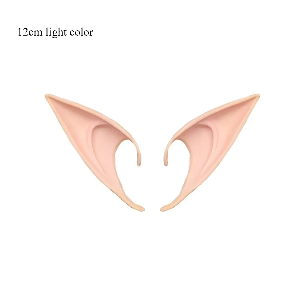 1 Pair Halloween Elf Ears – Pointed Fairy Ears for Cosplay, Masquerade & Costume Parties