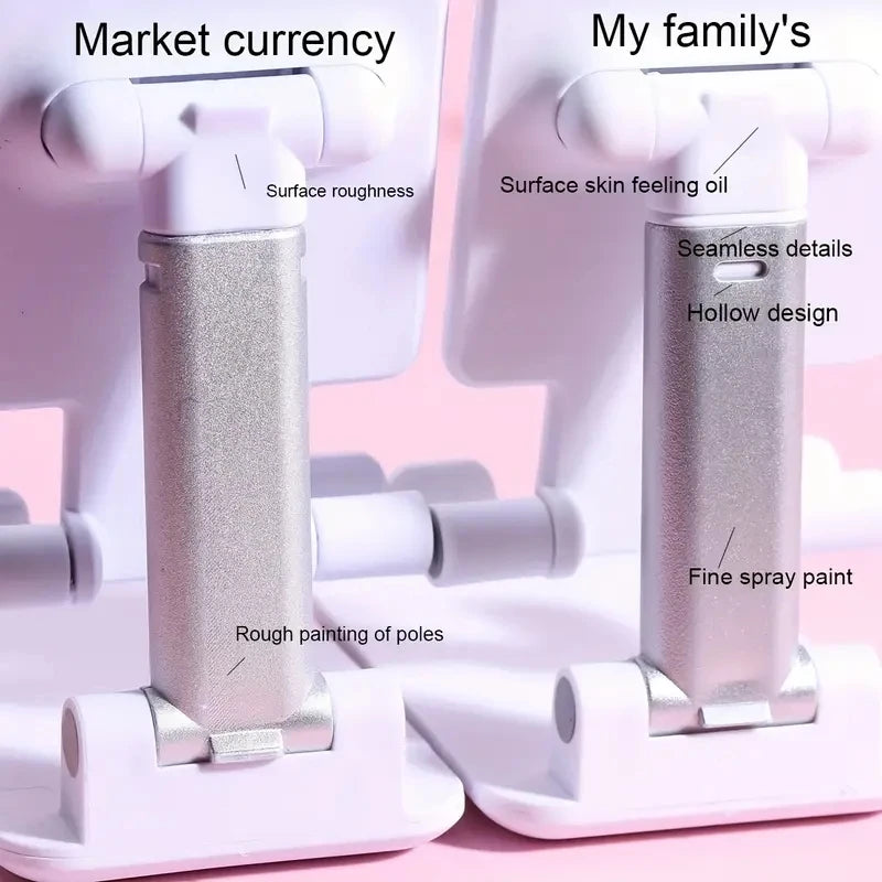 📱 Adjustable Desktop Phone &amp; Tablet Stand – Universal Mobile Device Holder