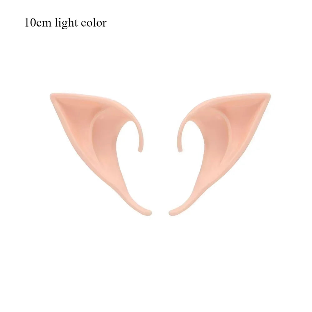 1 Pair Halloween Elf Ears – Pointed Fairy Ears for Cosplay, Masquerade & Costume Parties
